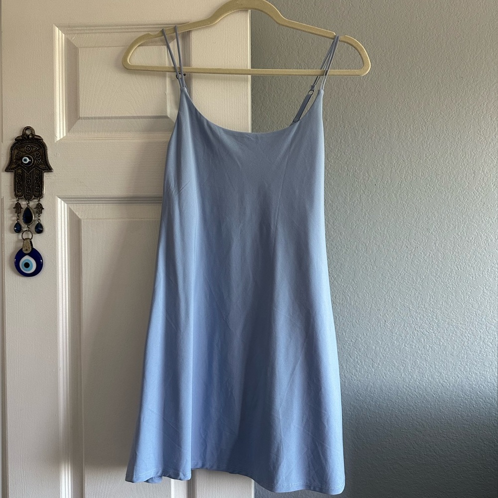 Abercrombie & Fitch Women’s Traveler Mini
Dress Built-In Shorts Athleisure - XS